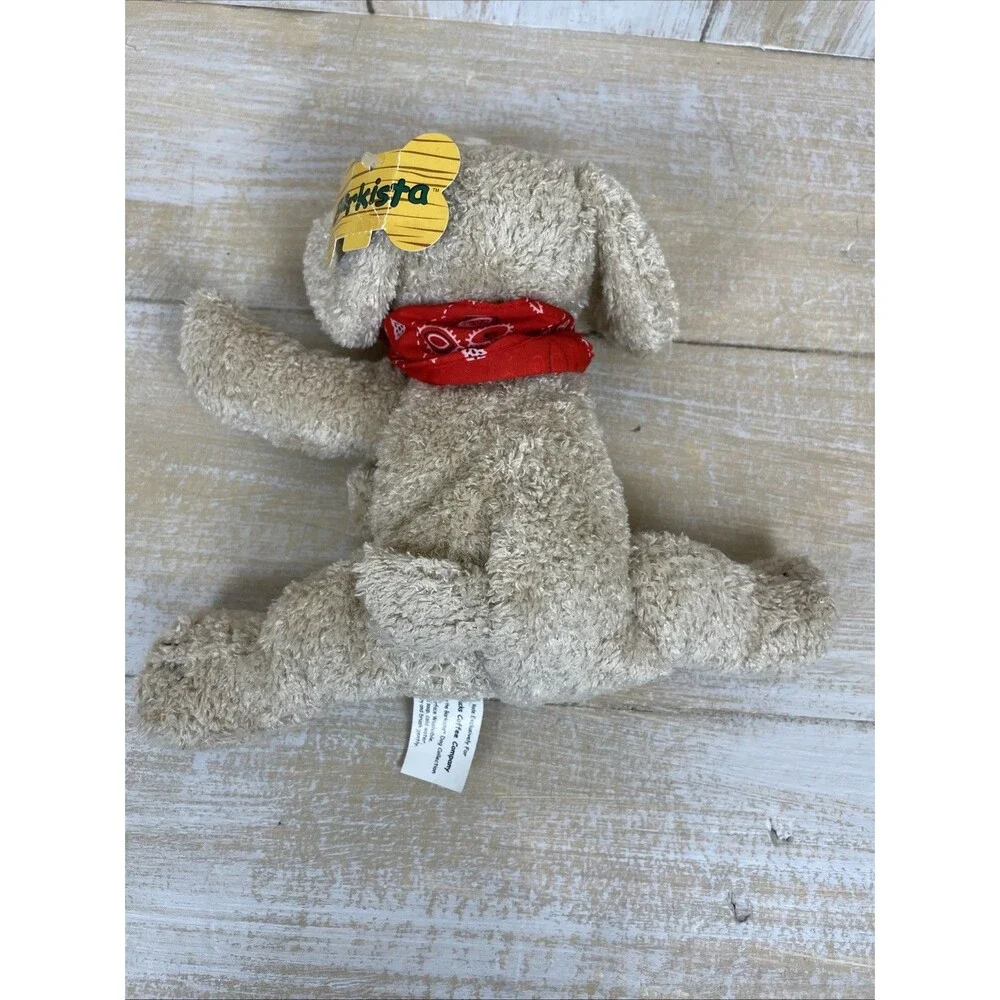 Vintage 2003 Starbucks Barkista Soft Plush Dog 1st Edition 2003 w/Tags 8